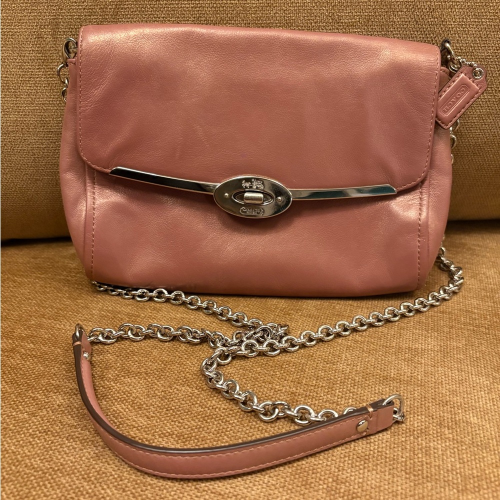 Coach Madison crossbody bag in Dusty Rose